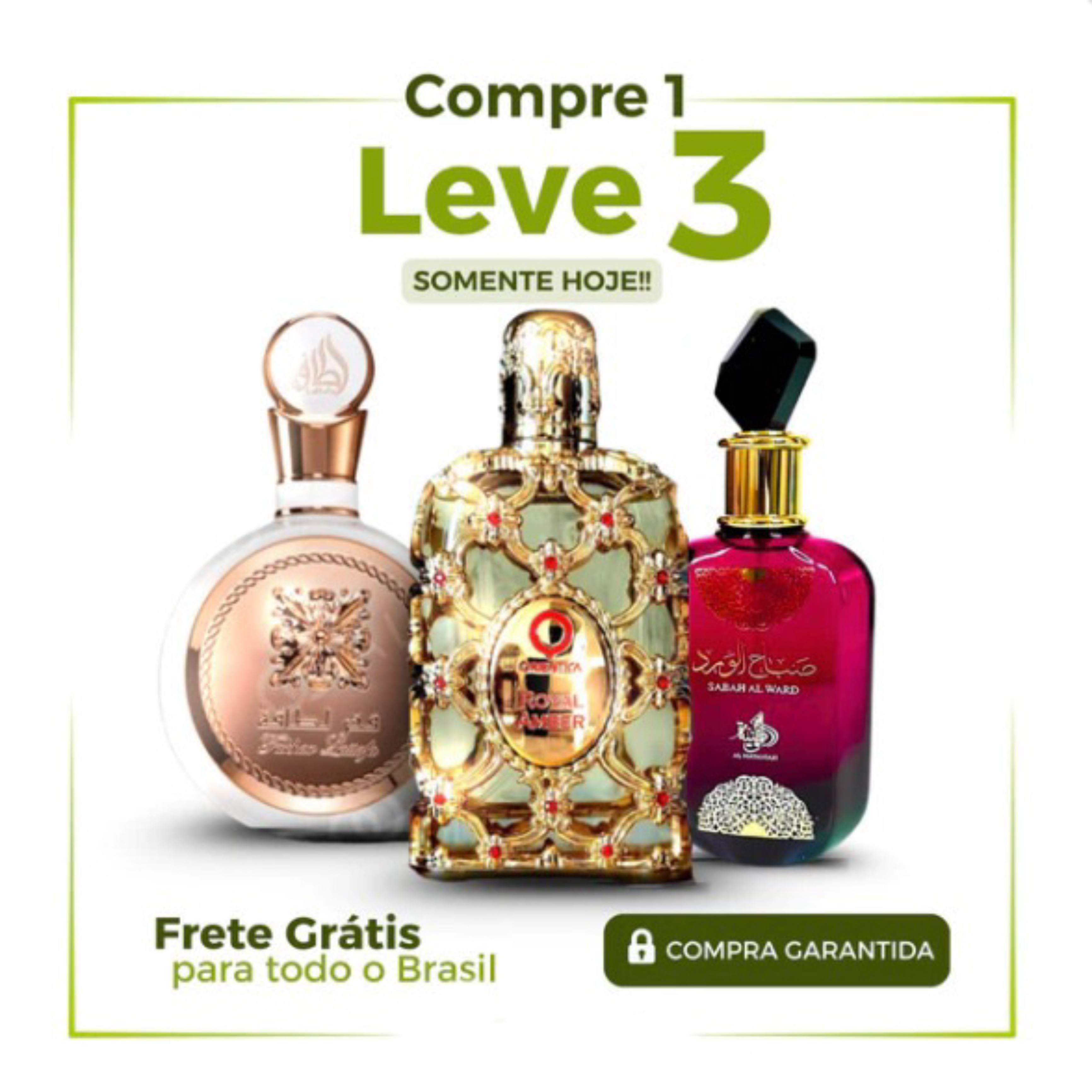 Compre 1 Leve 3 - Promoção especial com 3 perfumes